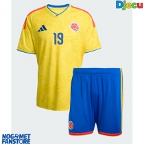 Kolumbija Rafael Santos Borre #19 Domaci Dres za djecu SP 2026 Kratak Rukav (+ Kratke hlače)